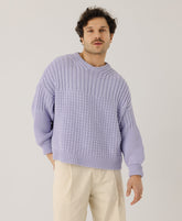 Delčia: Lilac Cotton Sweater